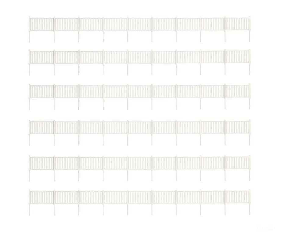 Faller 180428 Ho Modern Fence 1242 Mm Scenery Details