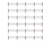 Faller 180432 Ho Iron Fence With Concrete Posts Scenery Details