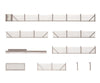 Faller 180433 Ho Metal Industrial Fencing 1010 Mm Scenery Details