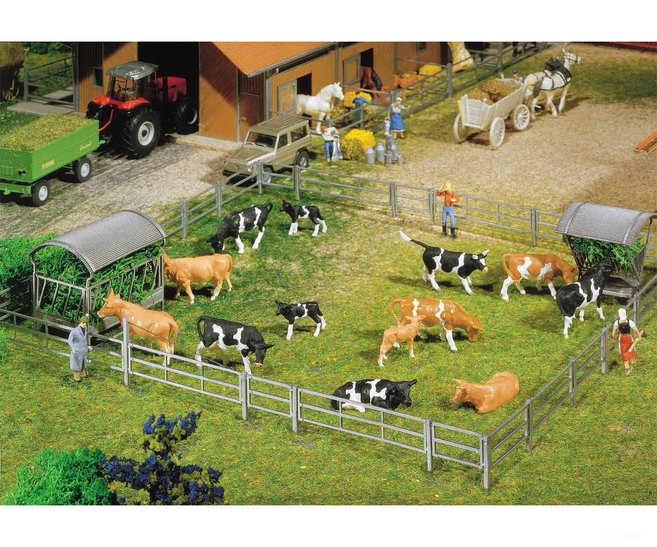 Faller 180434 Ho Fence Systems For Stalls And Open Stable Farm 2000 Mm (2 X 1000 Mm) Scenery Details