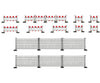 Faller 180435 Ho Barrier Fences 460 Mm Scenery Details