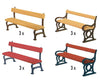 Faller 180443 Ho 12 Park Benches Scenery Details