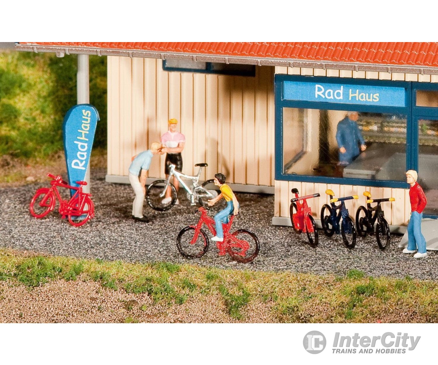 Faller 180445 Ho Mountain Bikes Scenery Details