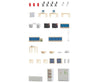 Faller 180454 Ho Office Furnishings Scenery Details