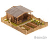 Faller 180493 Ho Allotments With Large Garden House Scenery Details