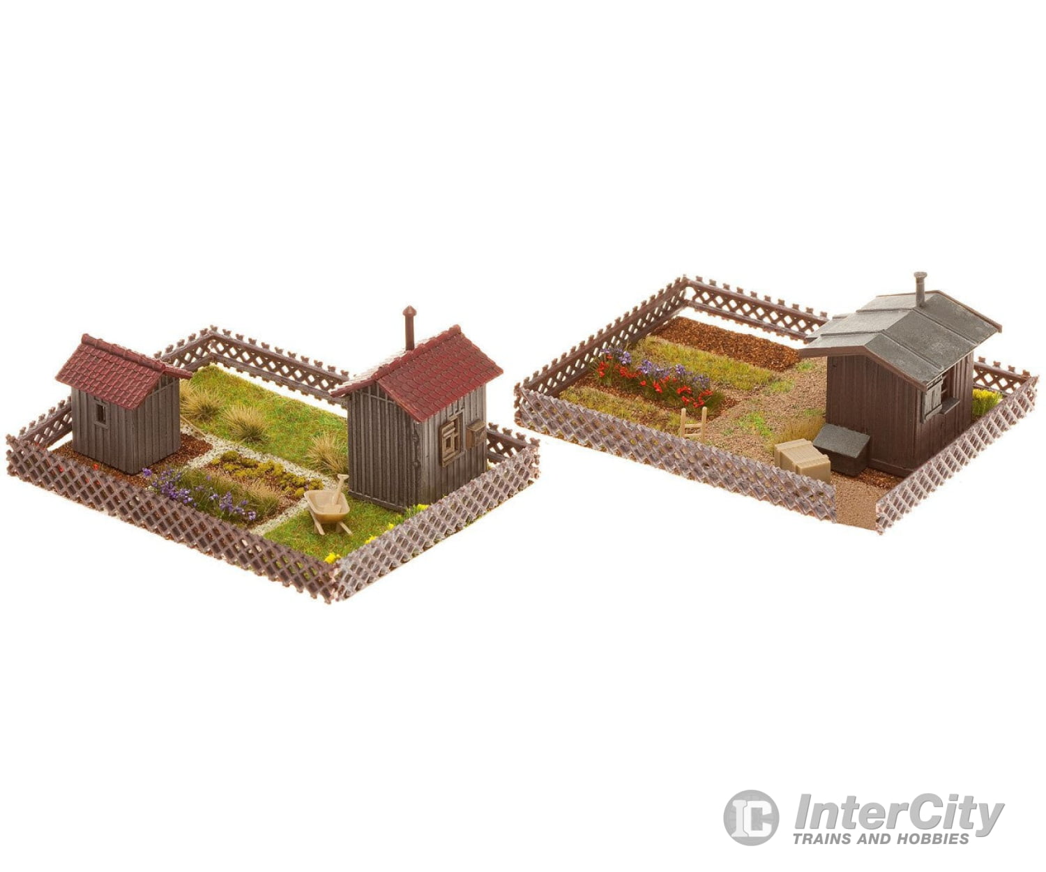 Faller 180494 Ho 2 Allotments With Sheds Scenery Details