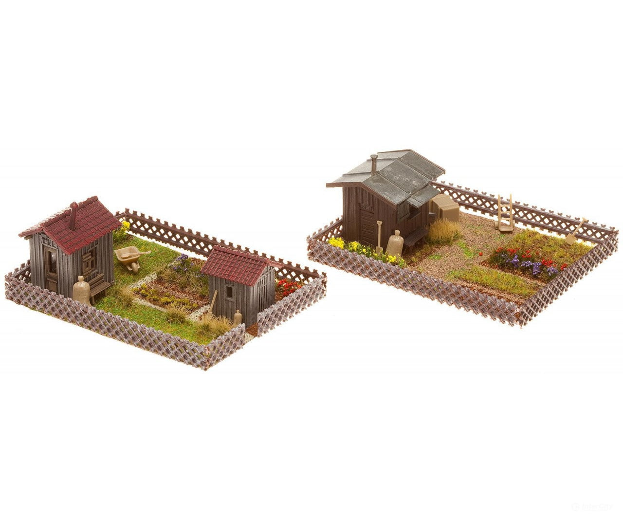Faller 180494 Ho 2 Allotments With Sheds Scenery Details