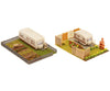Faller 180495 Ho 2 Allotments With Caravan Scenery Details