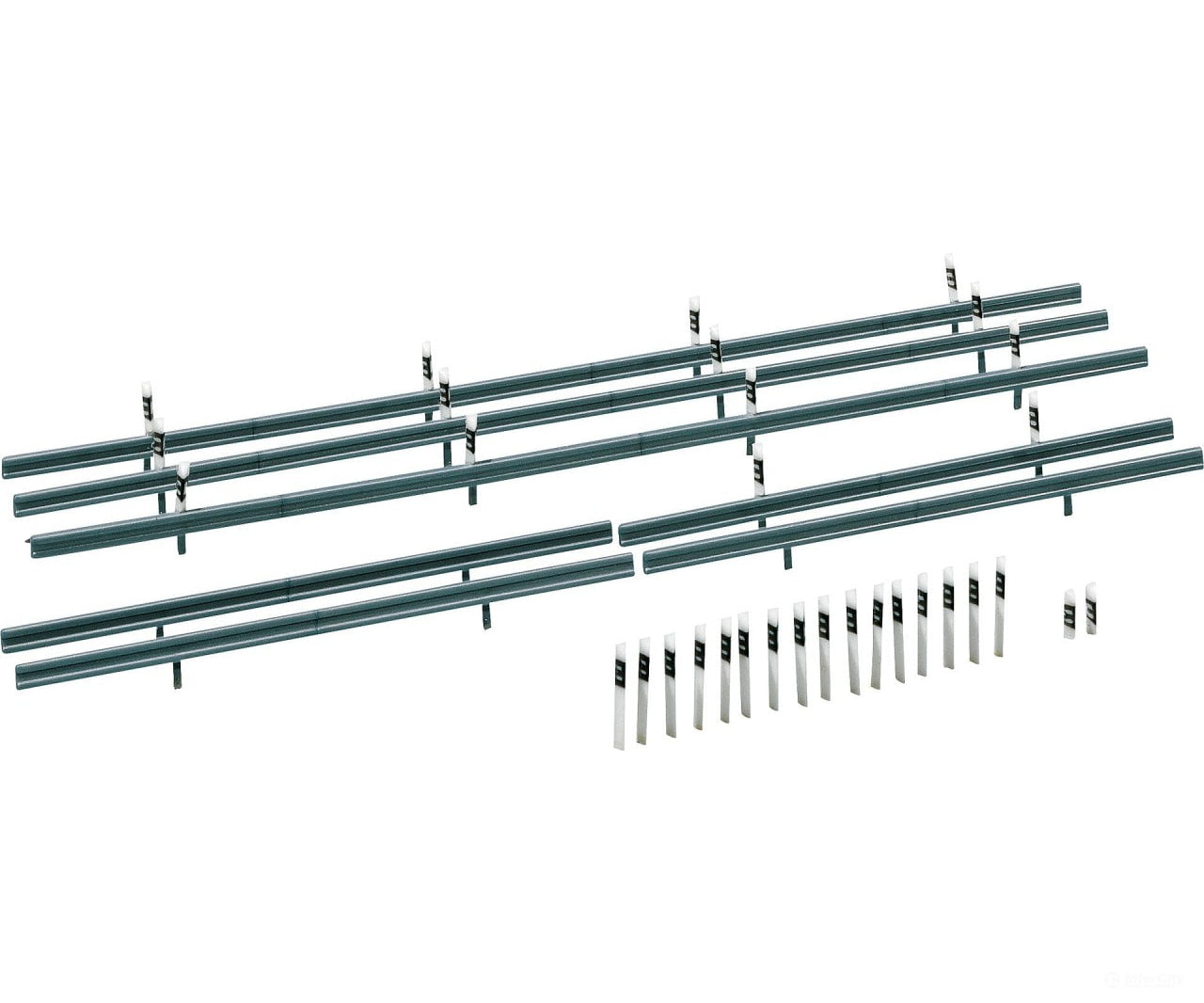 Faller 180535 Ho Crash Barriers 32 Marker Posts 1600 Mm Roads & Streets