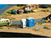 Faller 180543 Ho Toi Portable Toilets Scenery Details