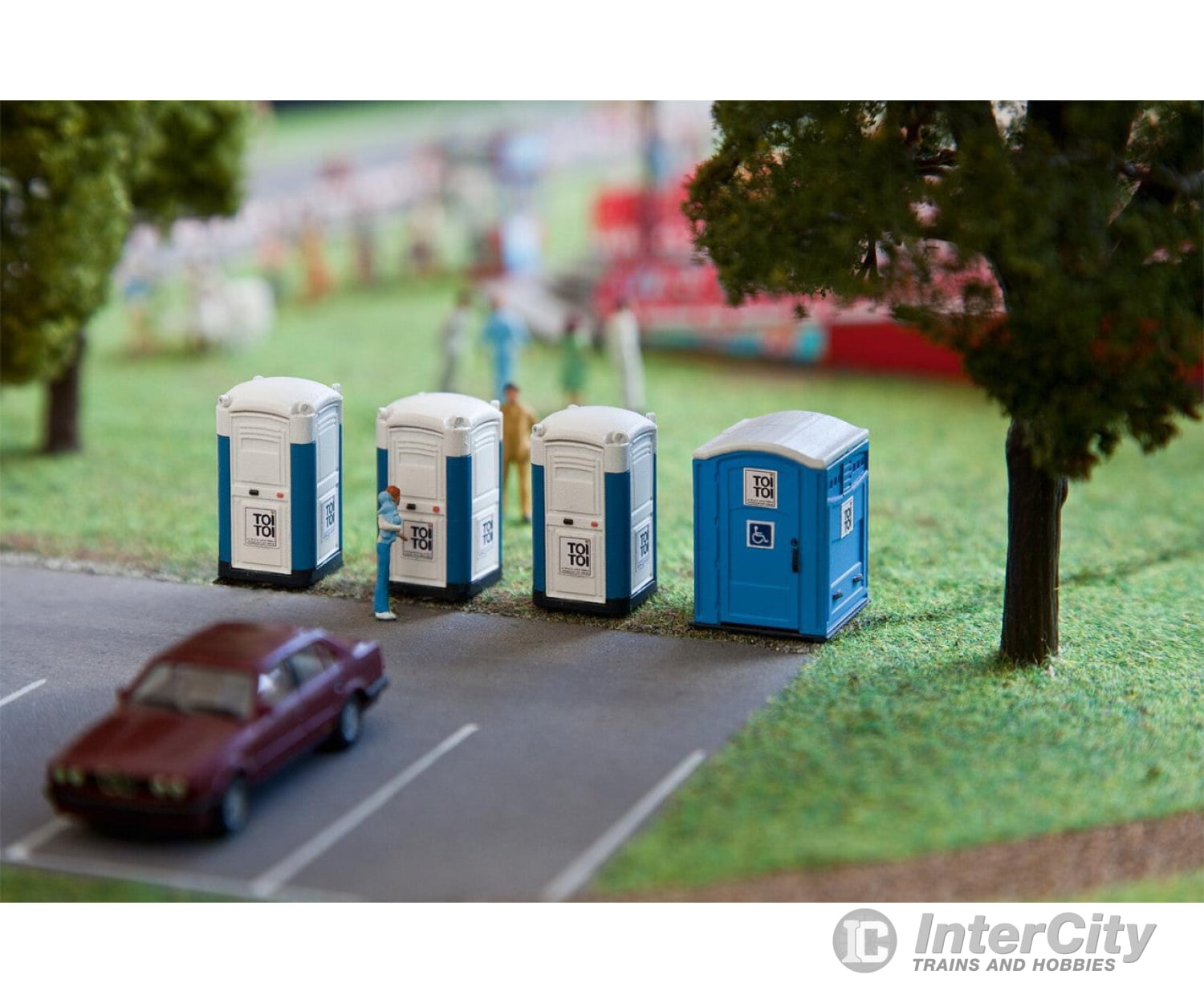 Faller 180543 Ho Toi Portable Toilets Scenery Details