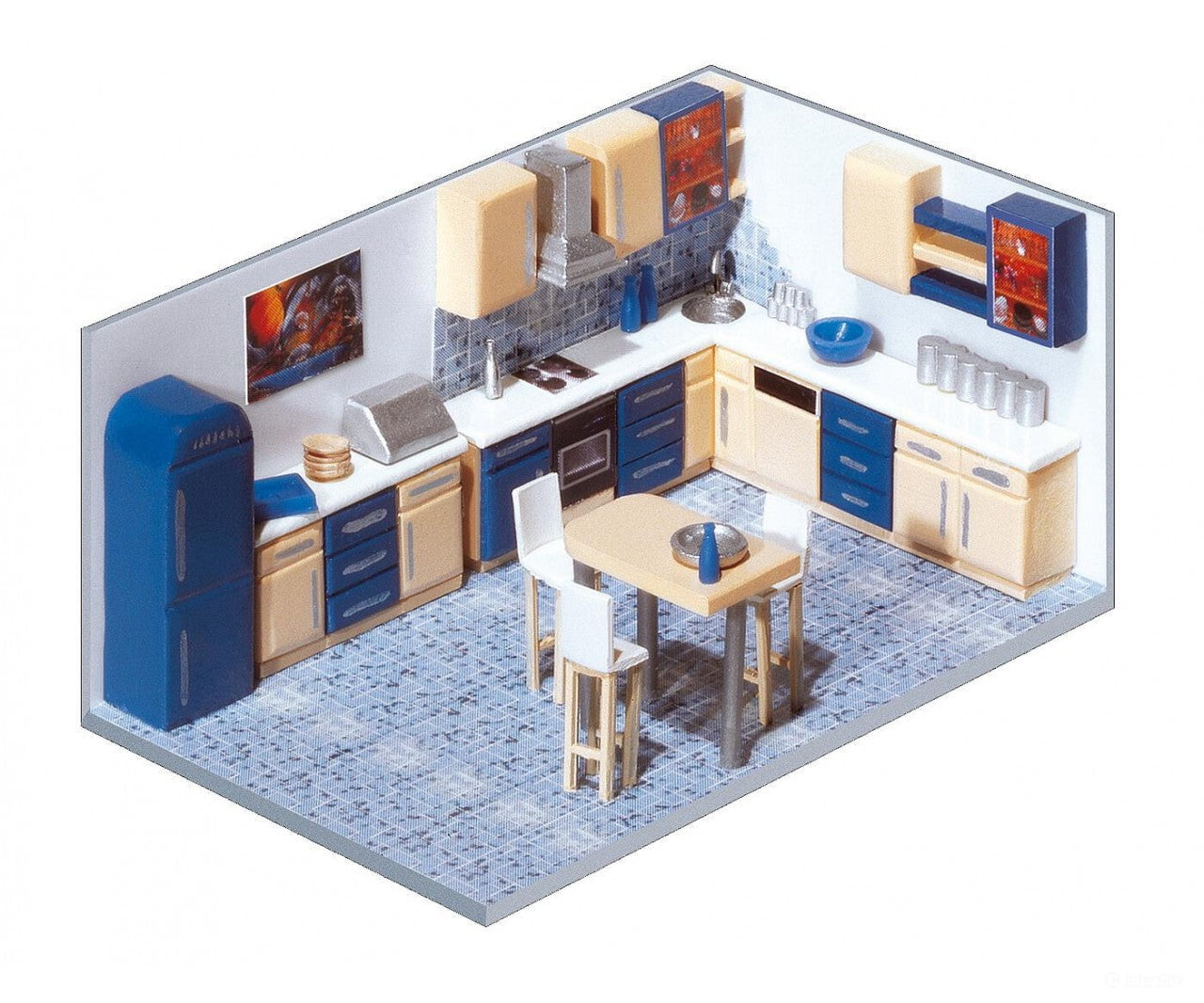 Faller 180545 Ho Building Interior Decoration Scenery Details