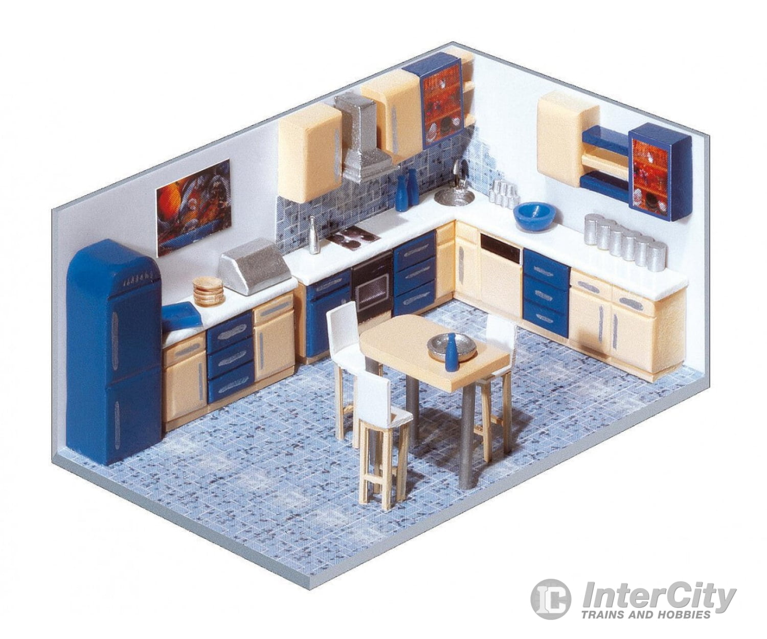 Faller 180545 Ho Building Interior Decoration Scenery Details