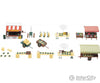 Faller 180582 Ho Market Stands And Carts Scenery Details