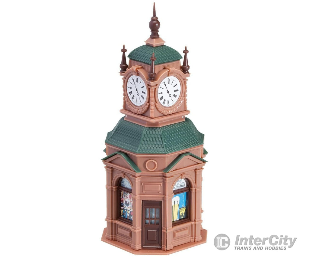 Faller 180583 H0 Clock Kiosk Scenery Details