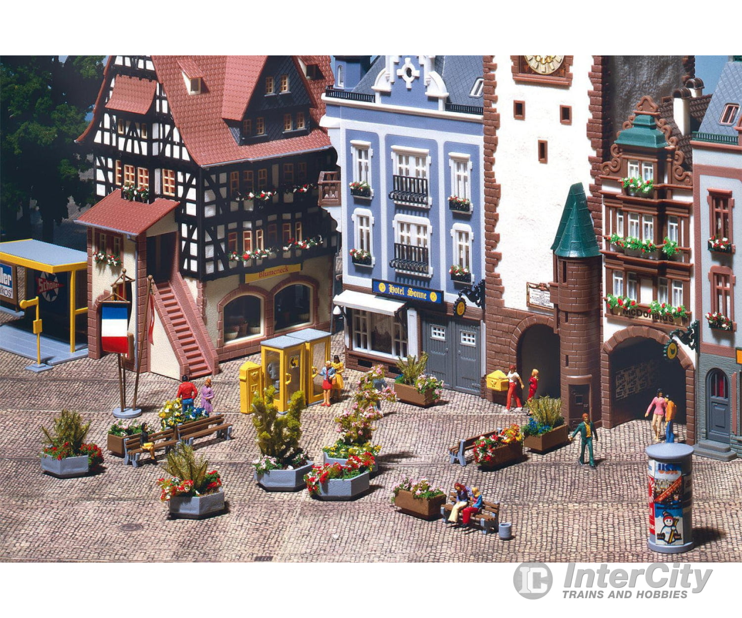 Faller 180585 Ho Town Accessories Scenery Details