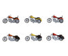 Faller 180603 Ho 6 Motorcycles Scenery Details