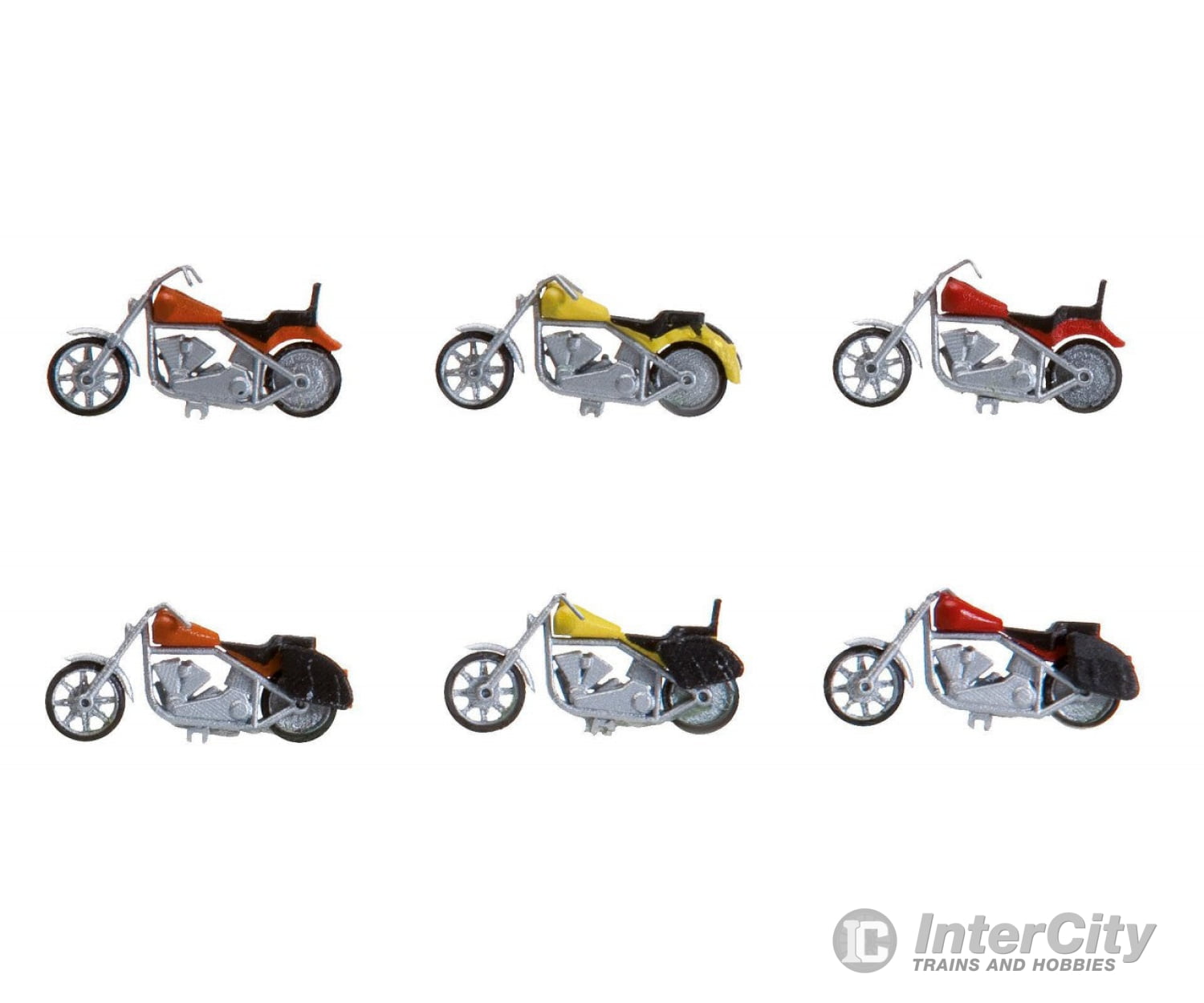 Faller 180603 Ho 6 Motorcycles Scenery Details