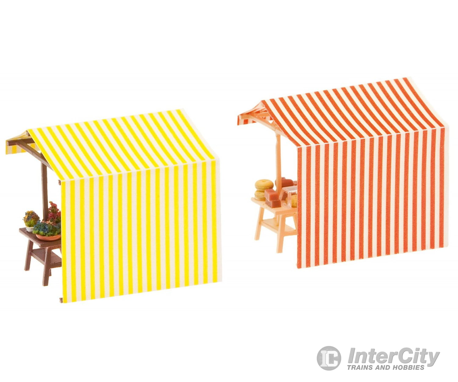 Faller 180614 Ho Flower And Cheese Stand Scenery Details