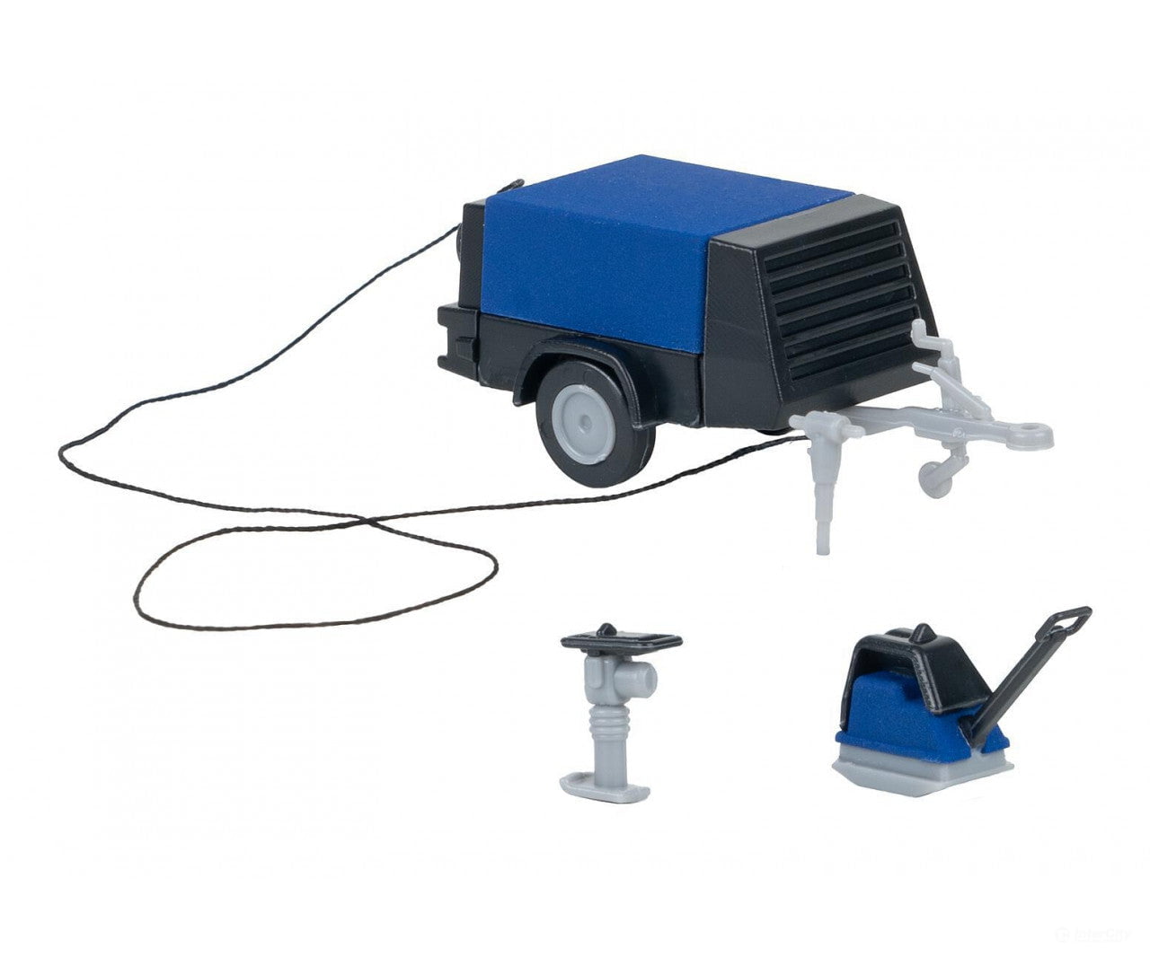 Faller 180693 HO Construction worker with compressor Scenery Details