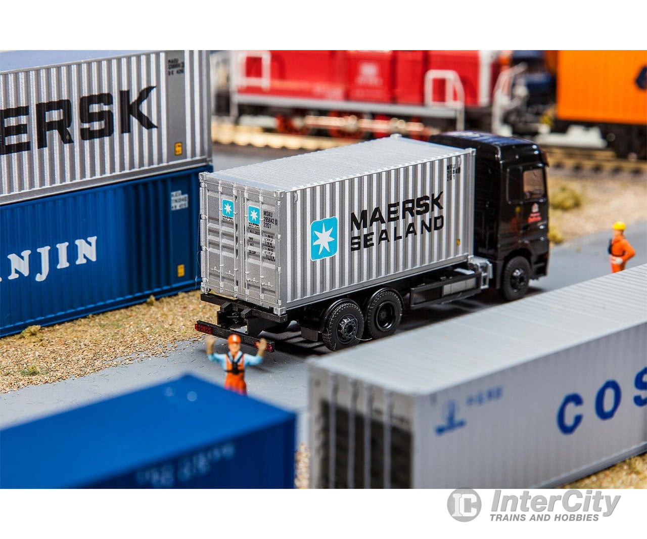 Faller 180823 Ho 20’ Container Maersk Sealand Freight Loads & Containers