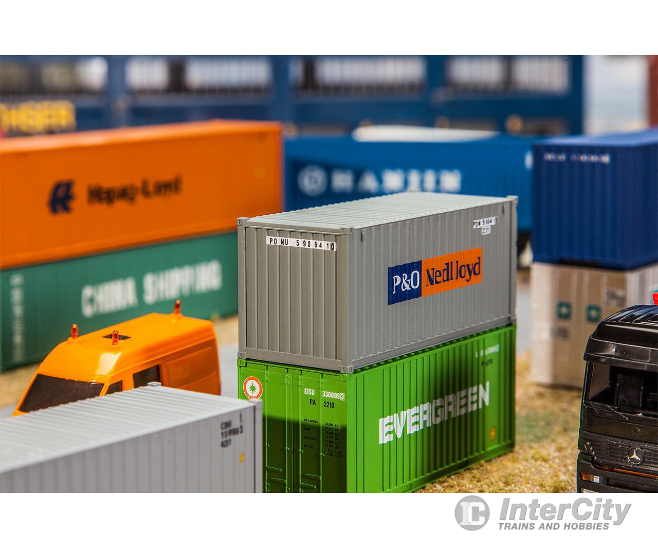 Faller 180824 Ho 20’ Container P&O Nedlloyd Freight Loads & Containers