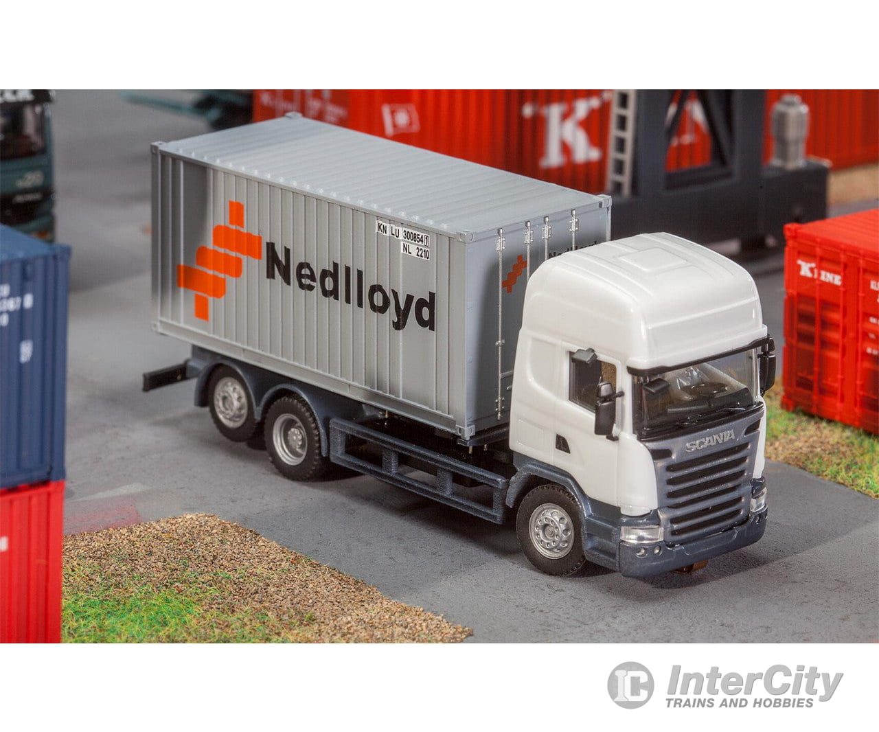 Faller 180827 Ho 20’ Container Nedlloyd Freight Loads & Containers