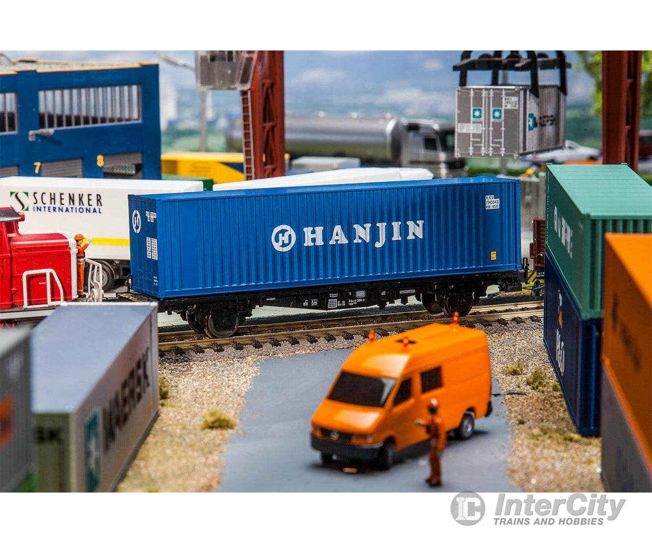 Faller 180842 Ho 40’ Hi-Cube Container Hanjin Freight Loads & Containers