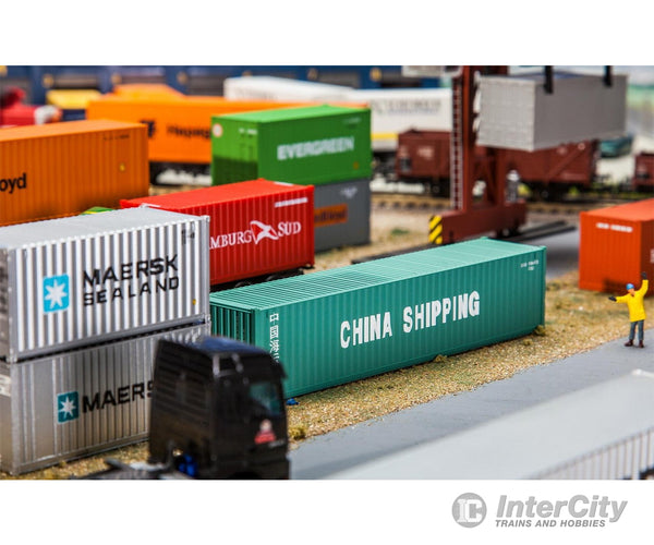Faller 180844 Ho 40’ Container China Shipping Freight Loads & Containers