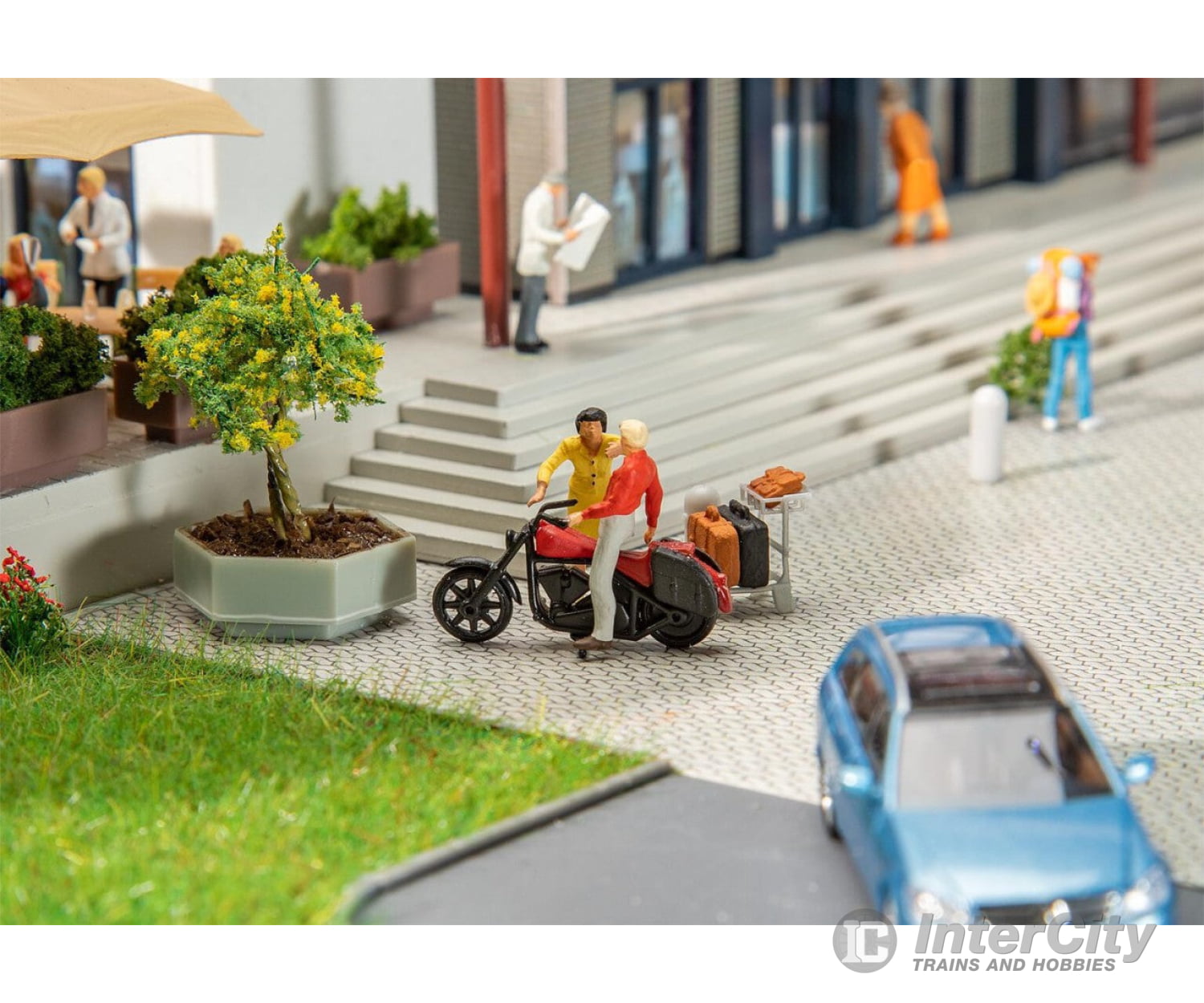 Faller 180852 Ho 2 Motorbikes Scenery Details