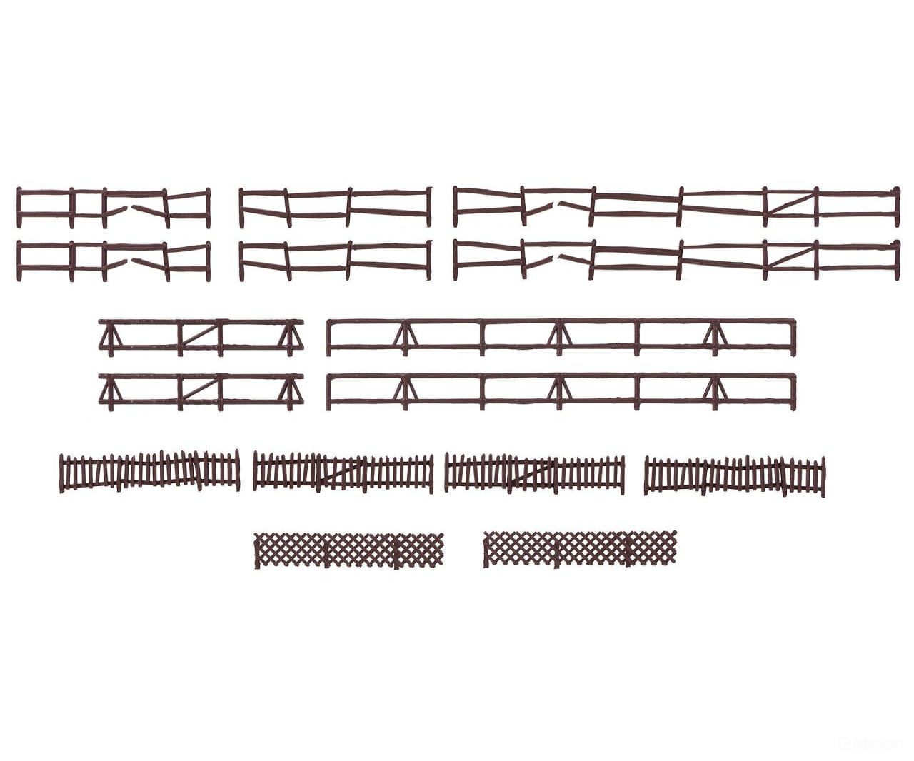 Faller 180857 Ho 4 Garden And Field Fences Scenery Details