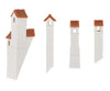 Faller 180858 Ho 4 Chimneys Scenery Details