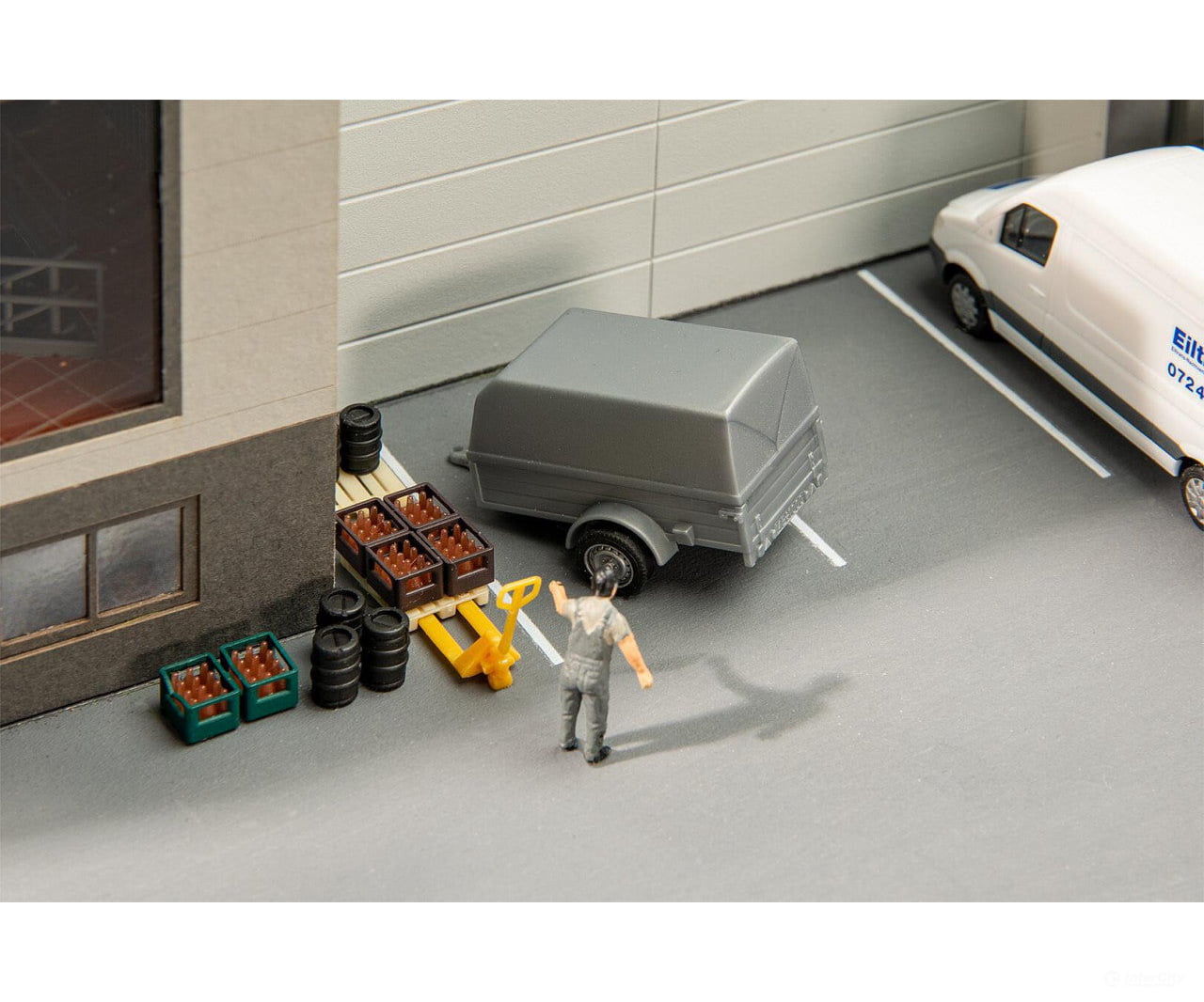 Faller 180864 Ho Car Trailer Scenery Details