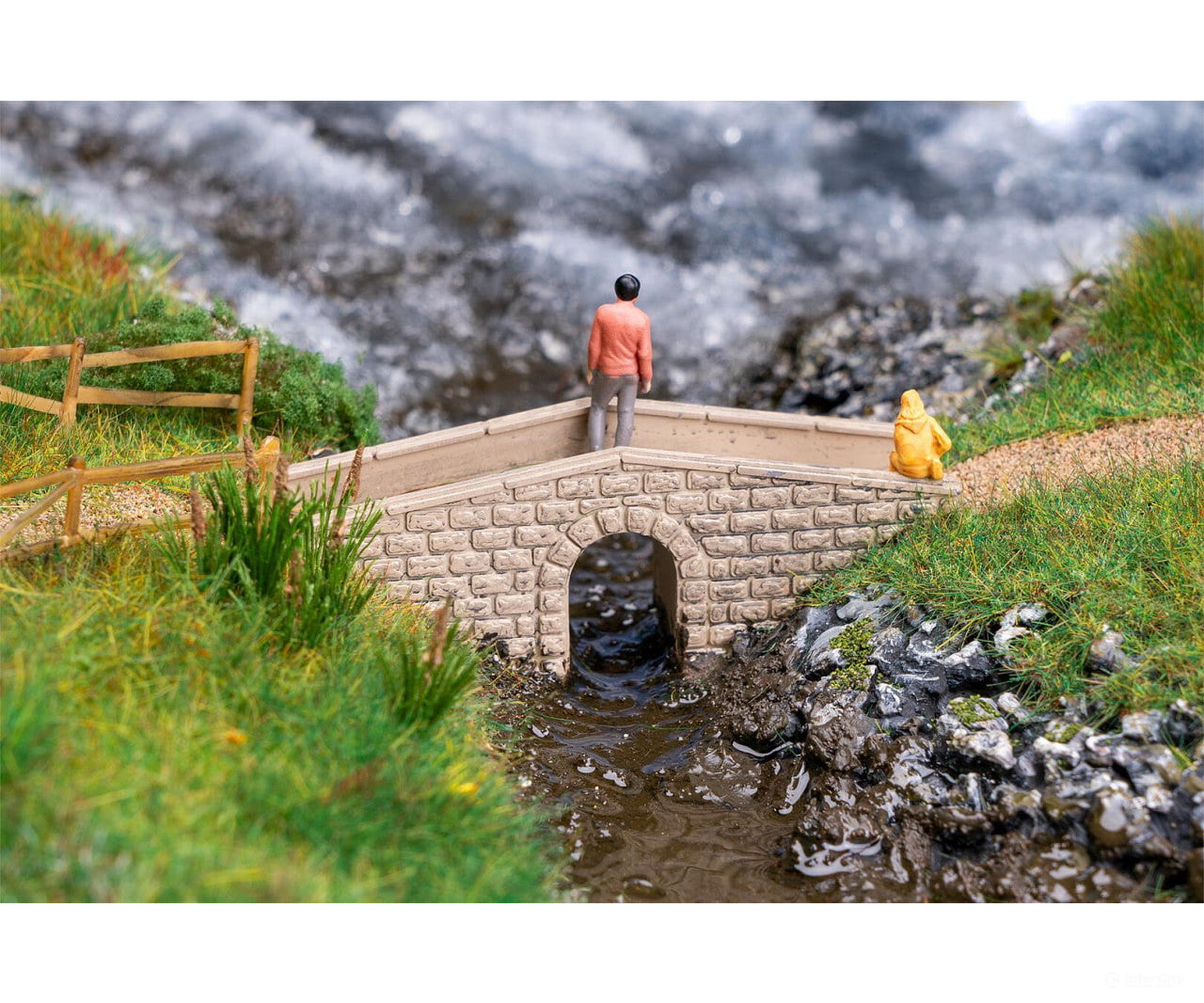 Faller 180866 Ho Small Stone Bridge Scenery Details