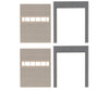 Faller 180881 Ho Goldbeck 2 Wall Parts With Gates Scenery Details