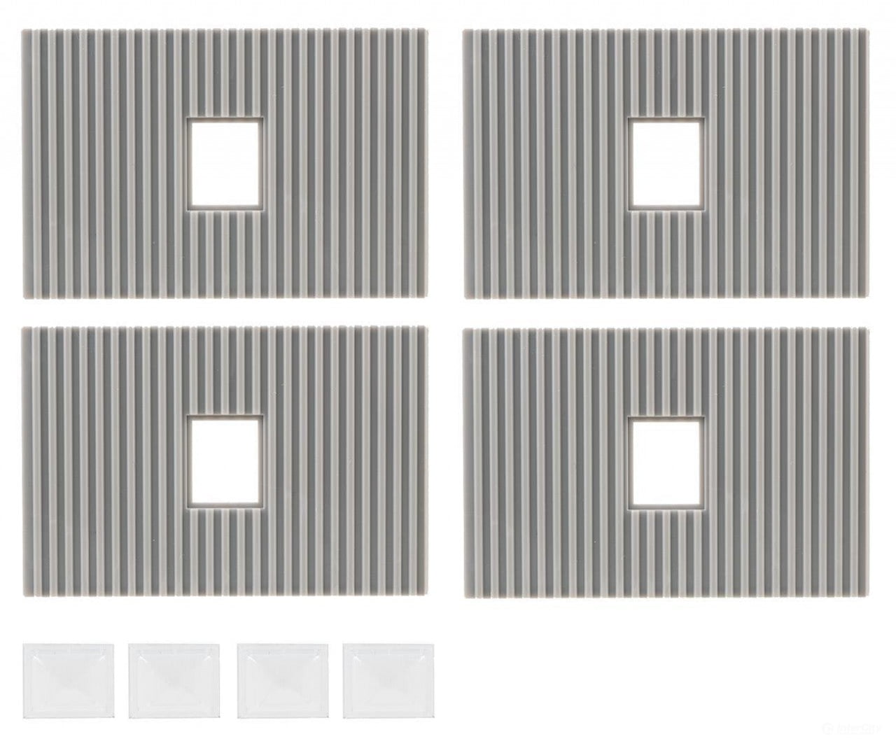 Faller 180888 Ho Goldbeck 4 Roof Elements With Roof Lights Scenery Details