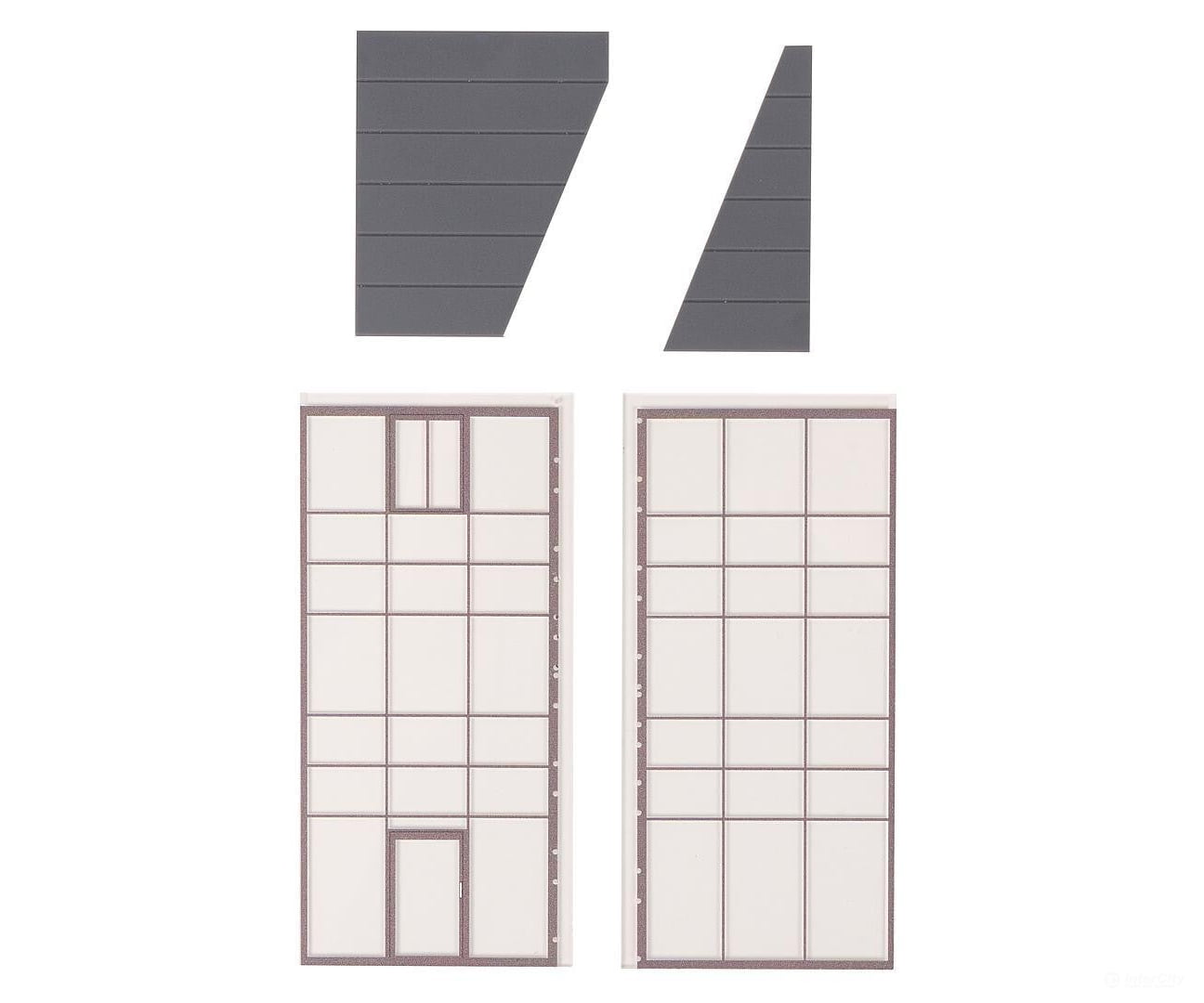 Faller 180895 Ho Glass Corner Element Goldbeck Scenery Details