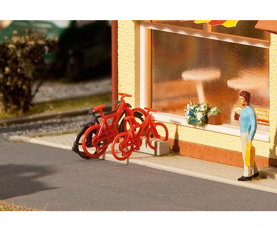 Faller 180901 Ho 8 Bicycles Scenery Details