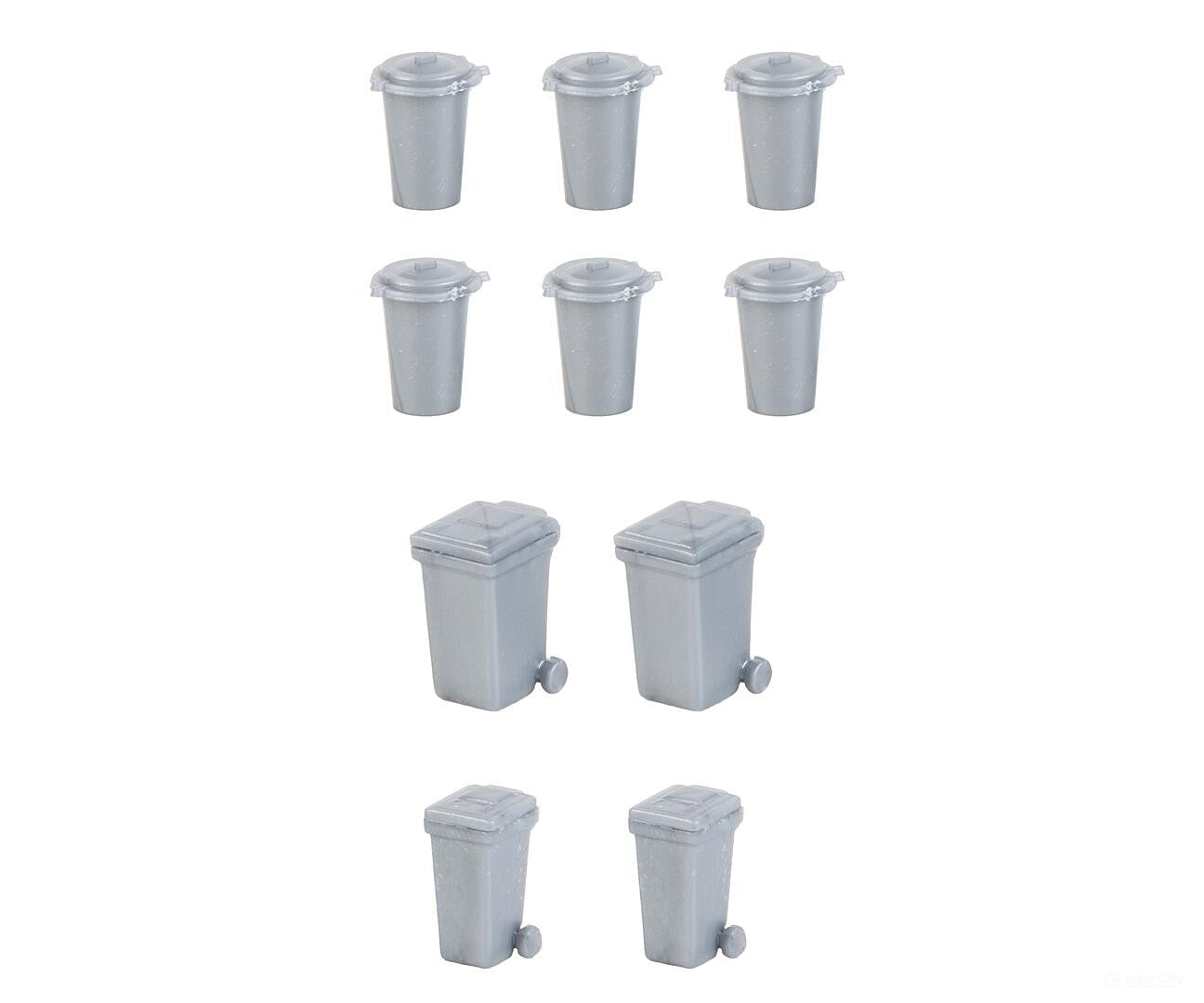 Faller 180905 Ho 10 Rubbish Bins Scenery Details