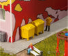 Faller 180913 Ho 2 Yellow Garbage Bins Scenery Details