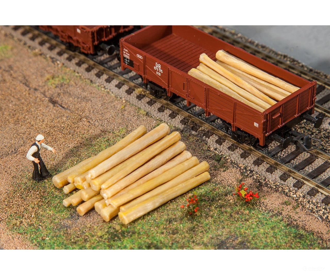 Faller 180925 Ho 20 Logs Scenery Details