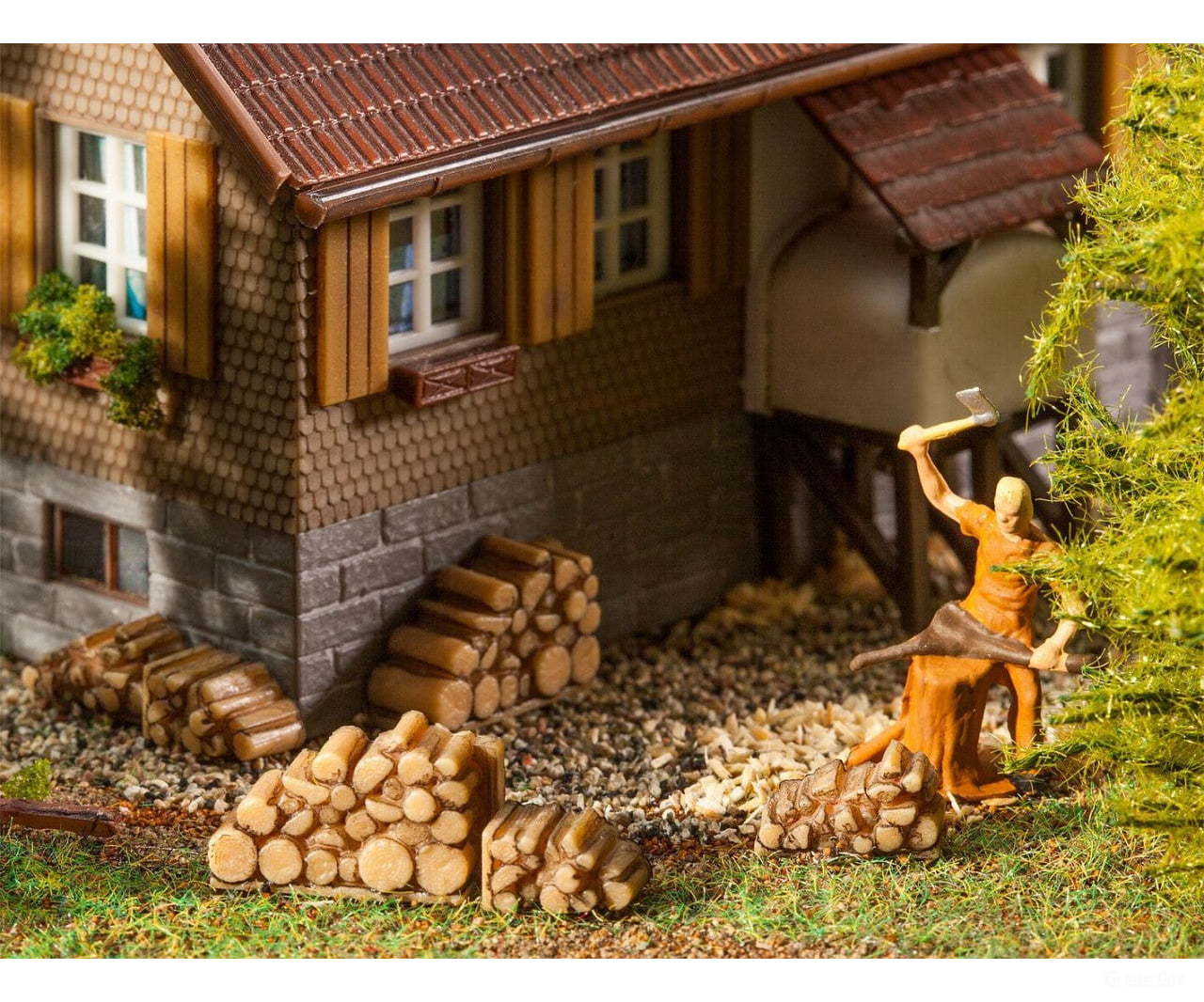 Faller 180940 Ho 6 Small Stacks Of Firewood Scenery Details