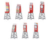 Faller 180946 Ho 7 Funfair Slot Machines Scenery Details