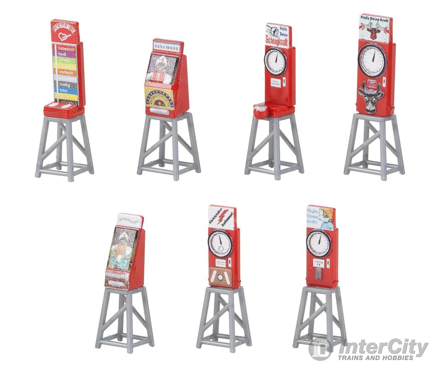 Faller 180946 Ho 7 Funfair Slot Machines Scenery Details