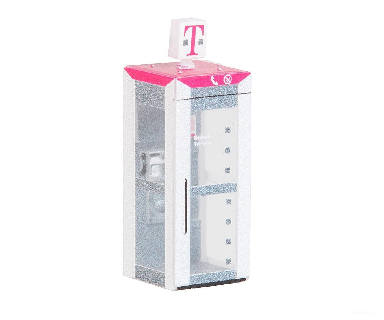 Faller 180956 Ho Telekom Telephone Booth Scenery Details