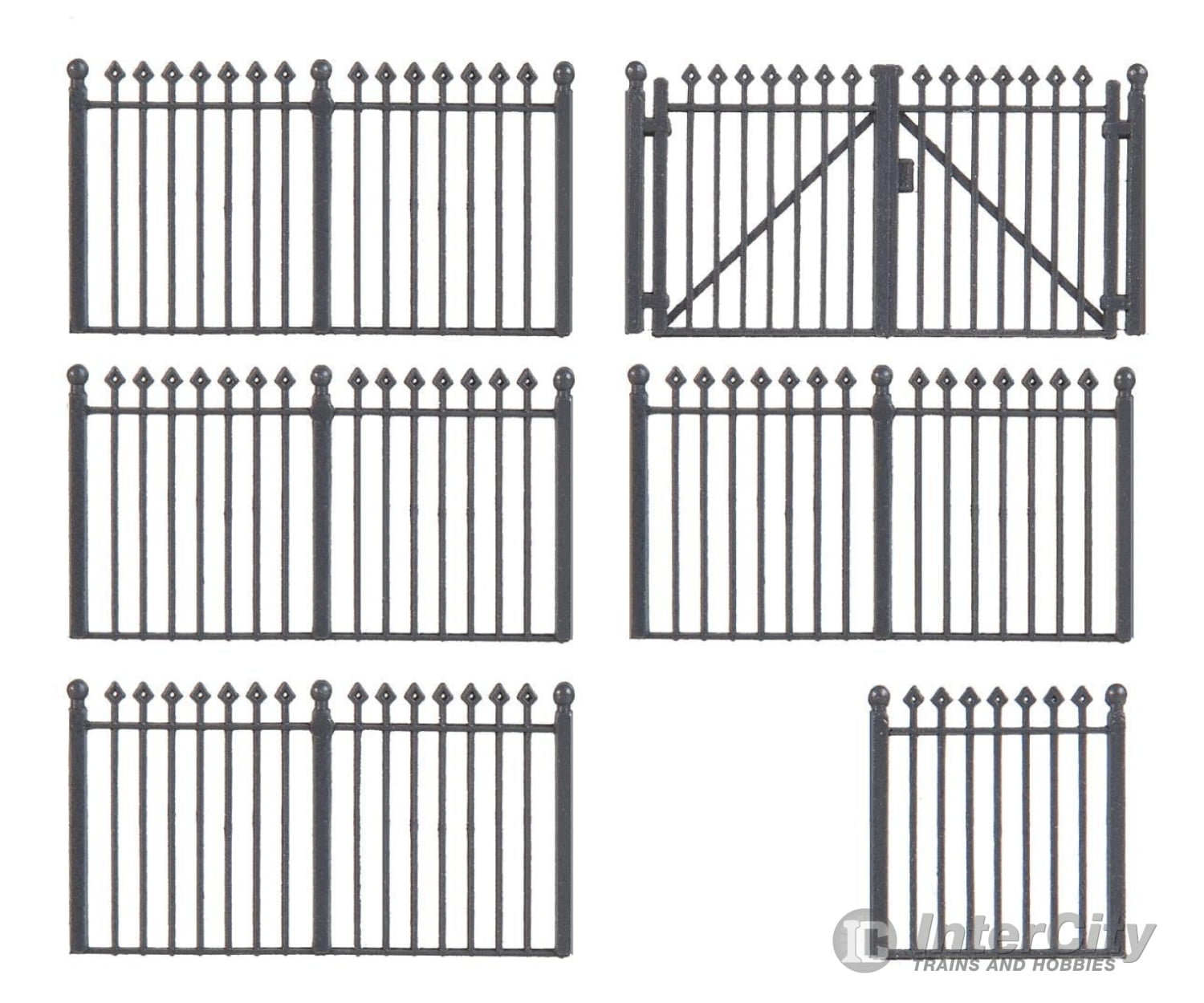 Faller 180958 Ho Iron Fence Scenery Details