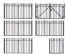 Faller 180958 Ho Iron Fence Scenery Details