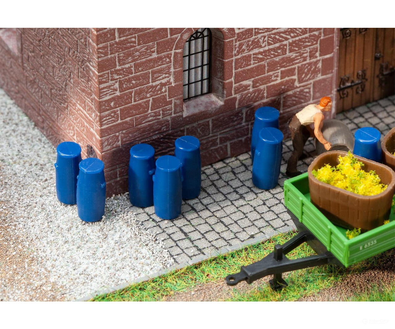 Faller 180970 Ho 9 Plastic Barrels Scenery Details