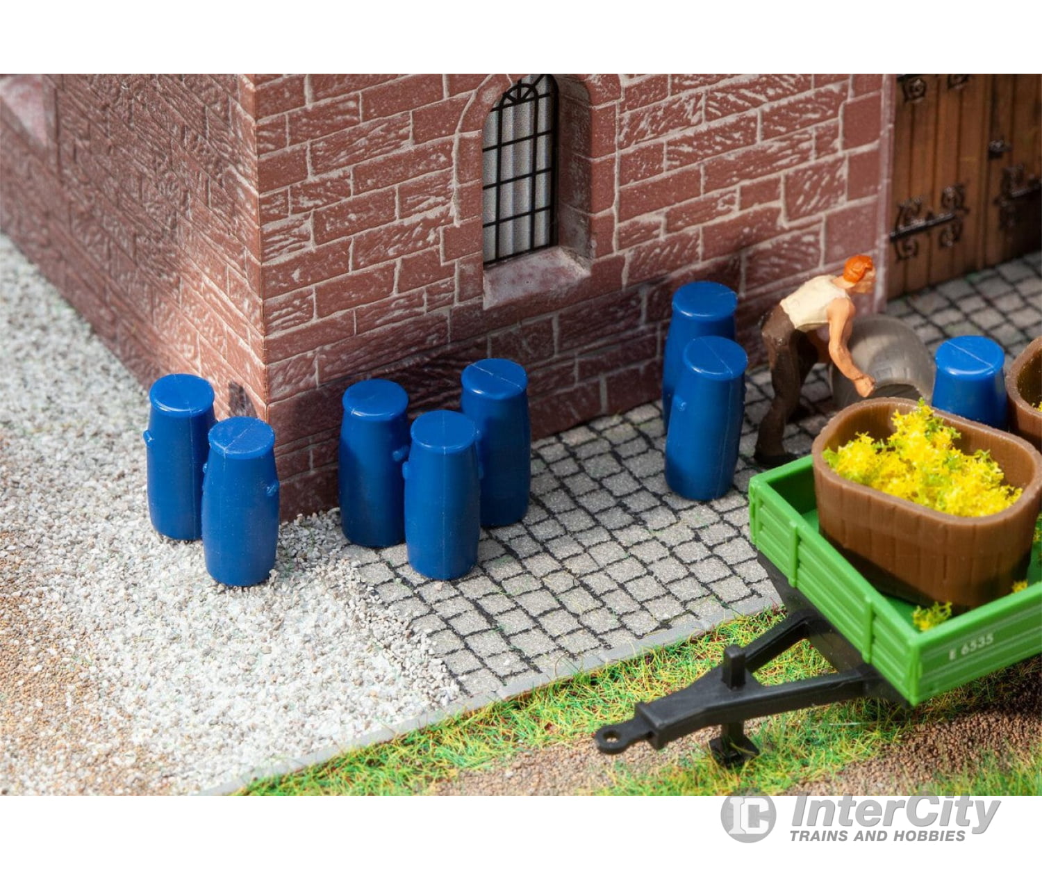 Faller 180970 Ho 9 Plastic Barrels Scenery Details