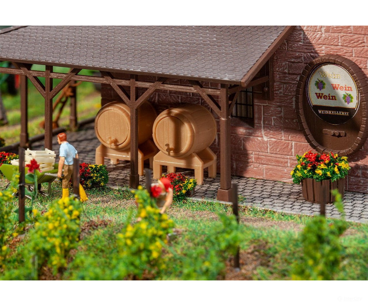 Faller 180972 Ho 2 Wooden Casks And Tubs Scenery Details